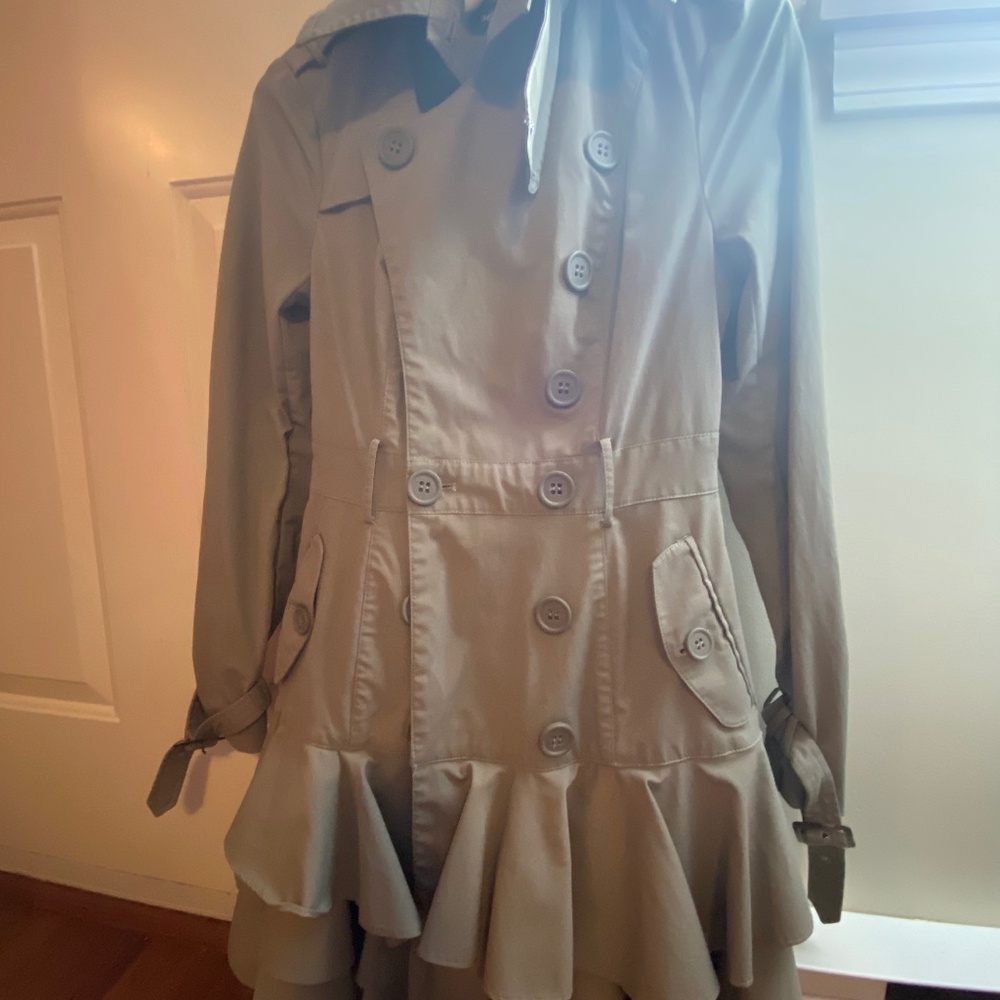 Grey stylish light coat